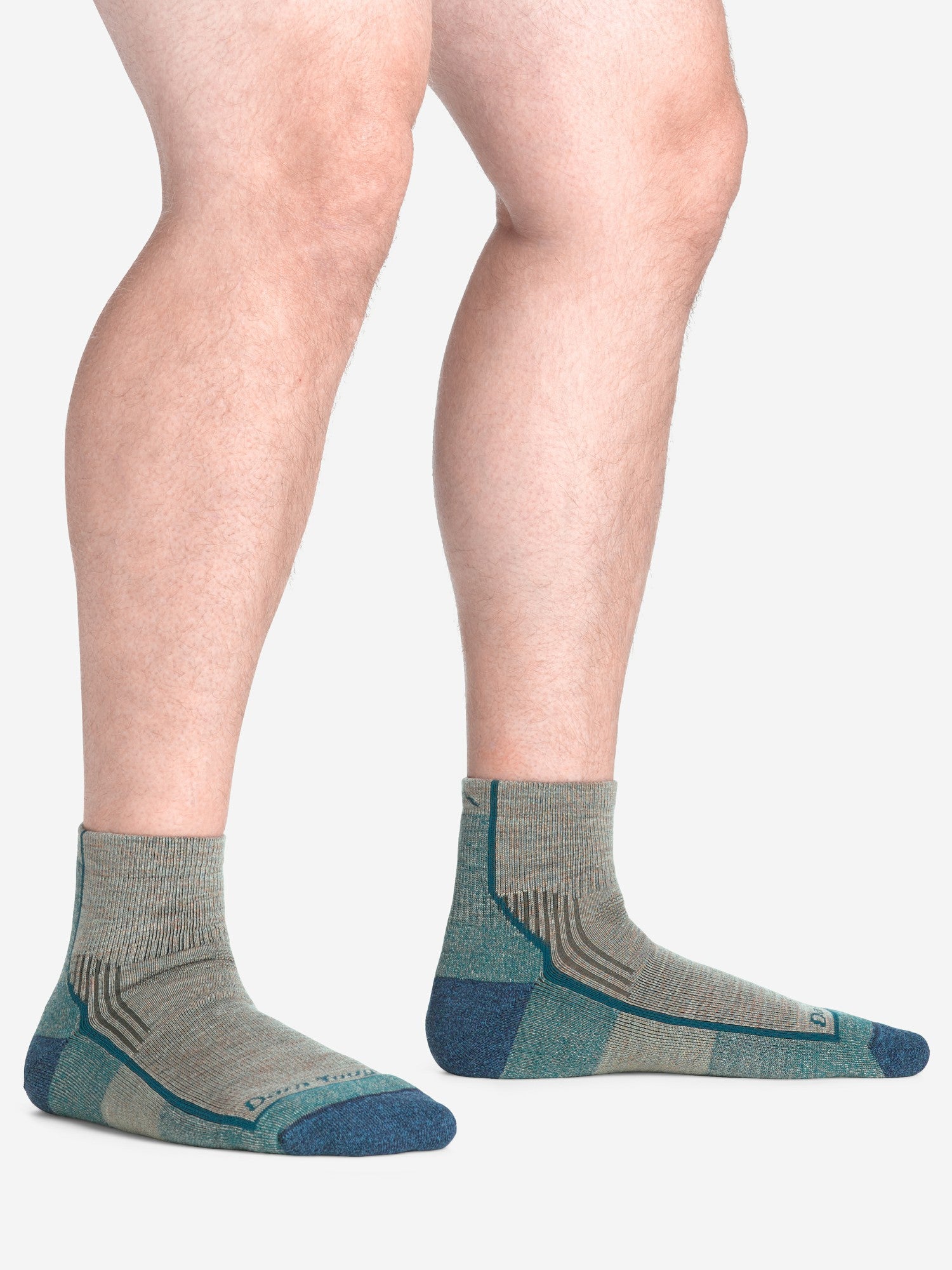 Hiker 1/4 Midweight with Cushion Hiking Socks Darn Tough Rye Marmot