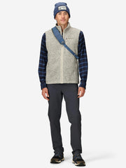 Drop Line Sweater Fleece Vest Birch Bark Heather Marmot