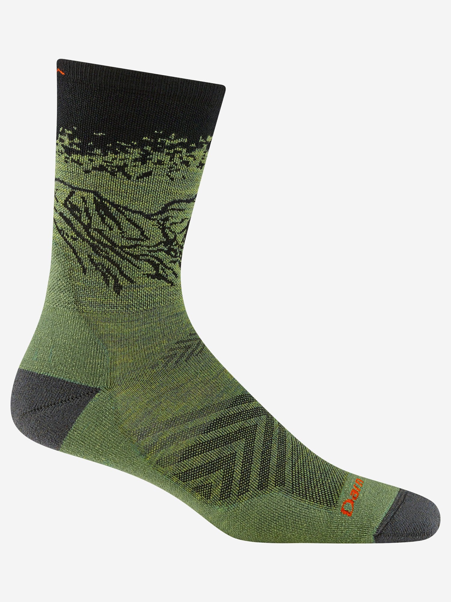 Vert Micro Crew Ultra-Lightweight with Cushion Running Socks Darn Tough Lichen Marmot