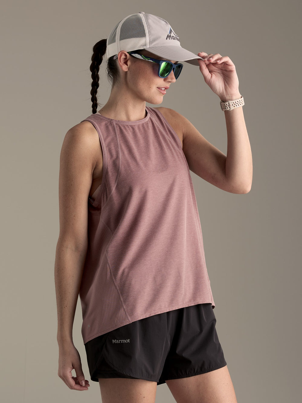 Uptrail Active Tank Top Light Mauve Marmot