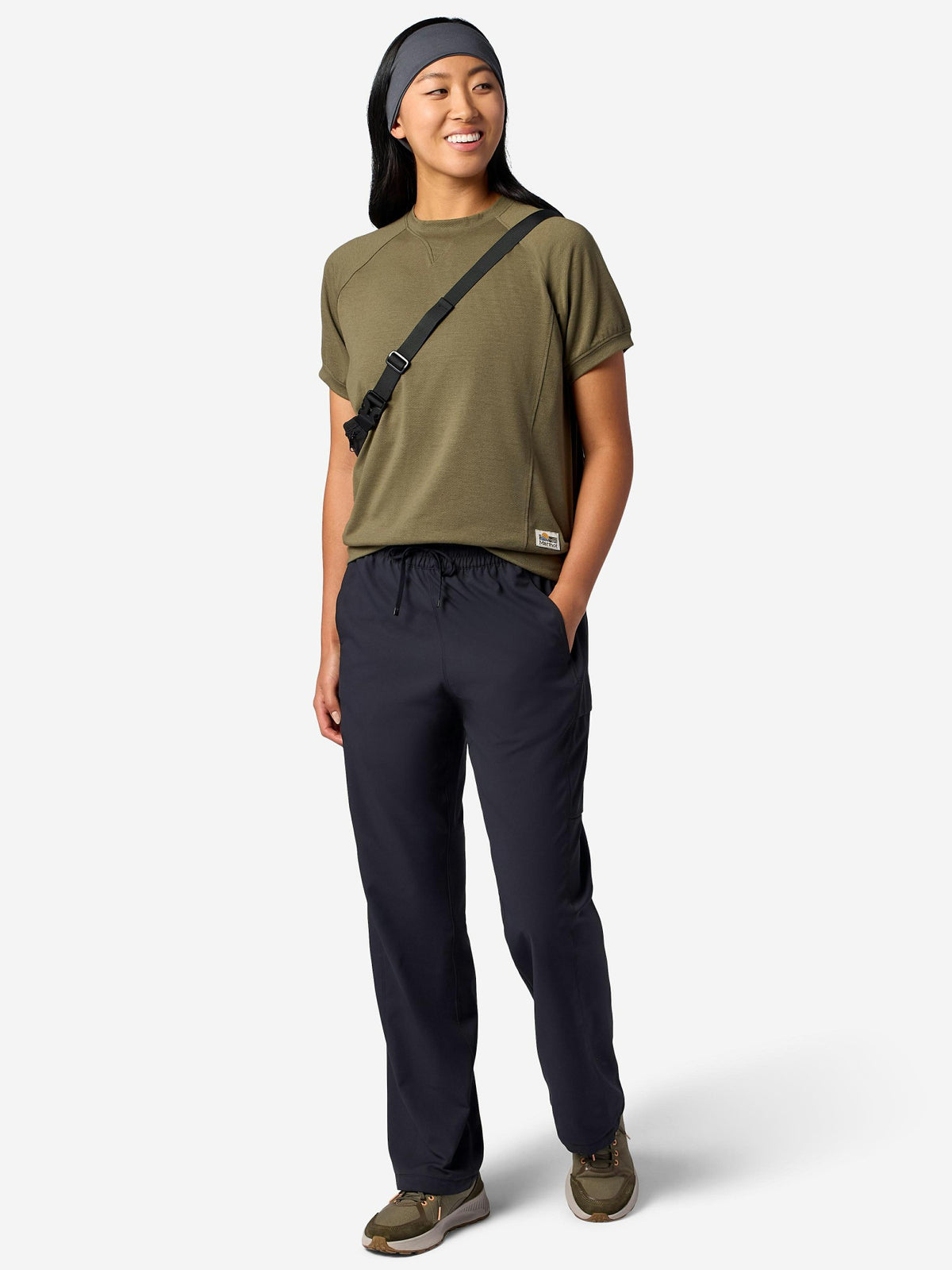 Sereno Short-Sleeve Shirt Olive Grove Heather Marmot