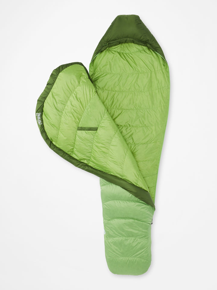 Hydrogen Down 30°  Sleeping Bag Foliage/Kiwi Marmot