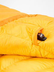 Lithium Down 0°  Sleeping Bag - Short Orange Pepper/Golden Sun Marmot