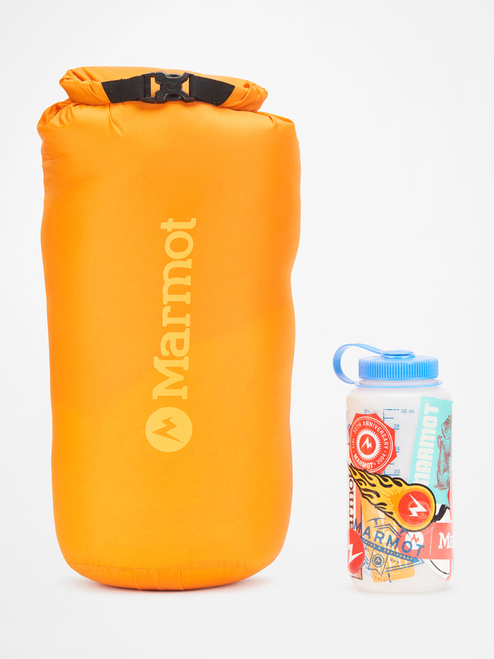 Lithium Down 0°  Sleeping Bag - Short Orange Pepper/Golden Sun Marmot
