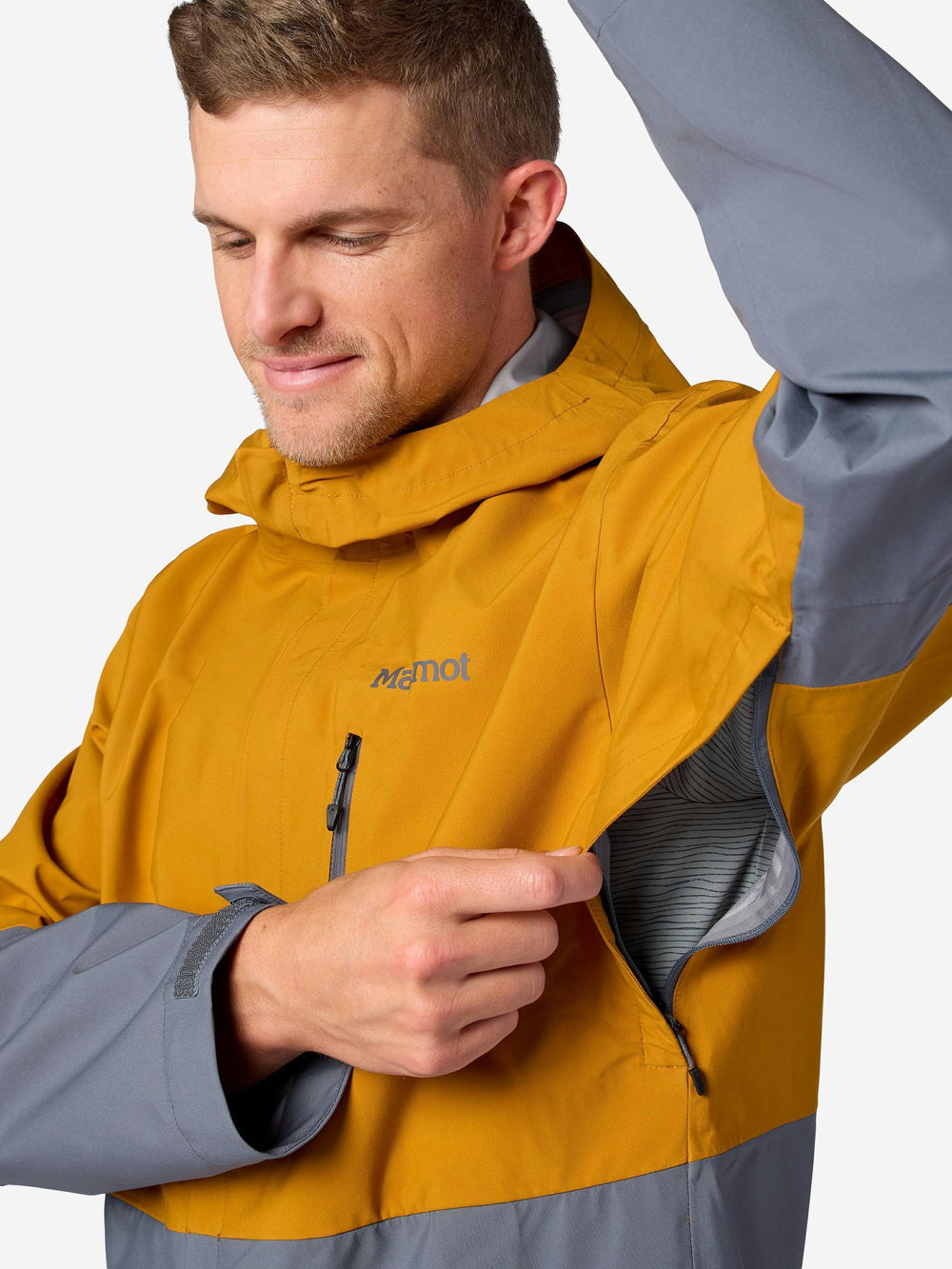 PreCip® Evo Pro Rain Jacket Honey Glaze/Steel Onyx Marmot