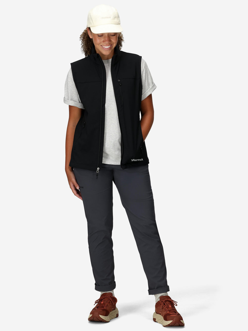 Tempo Softshell Vest Black Marmot
