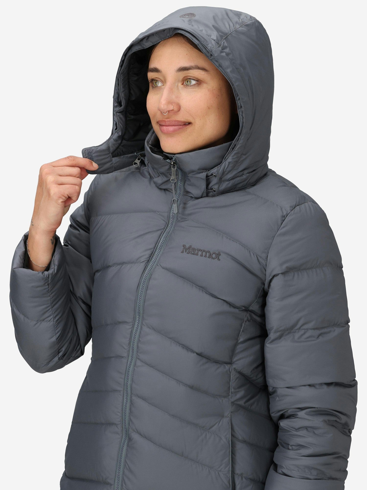 Montreal Down Coat Steel Onyx Marmot
