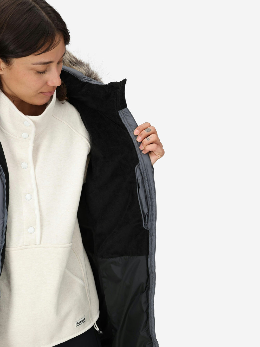 Montreal Down Coat Steel Onyx Marmot