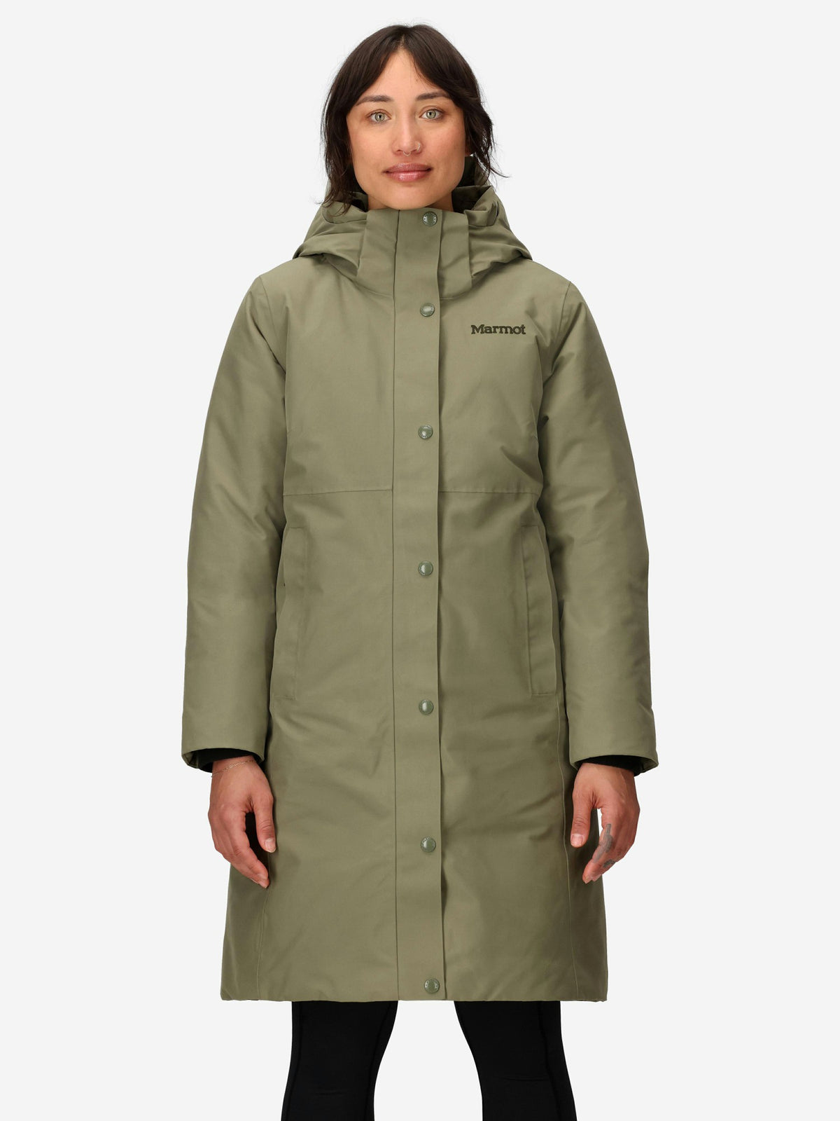 Chelsea Down Waterproof Coat Olive Grove Marmot