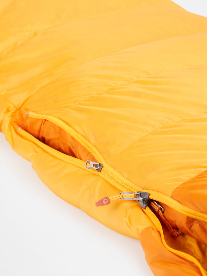 Lithium Down 0°  Sleeping Bag Orange Pepper/Golden Sun Marmot