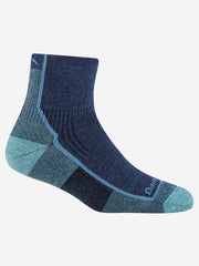 Hiker 1/4 Midweight with Cushion Hiking Socks Darn Tough Blue Jay Marmot