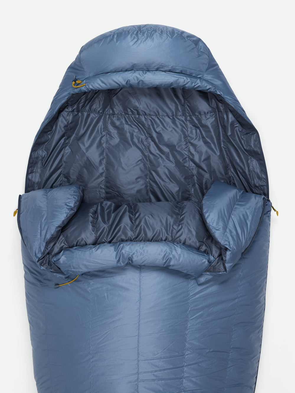 HiberNest Down 15° Long Sleeping Bag Summer Storm/Thunderhead Marmot