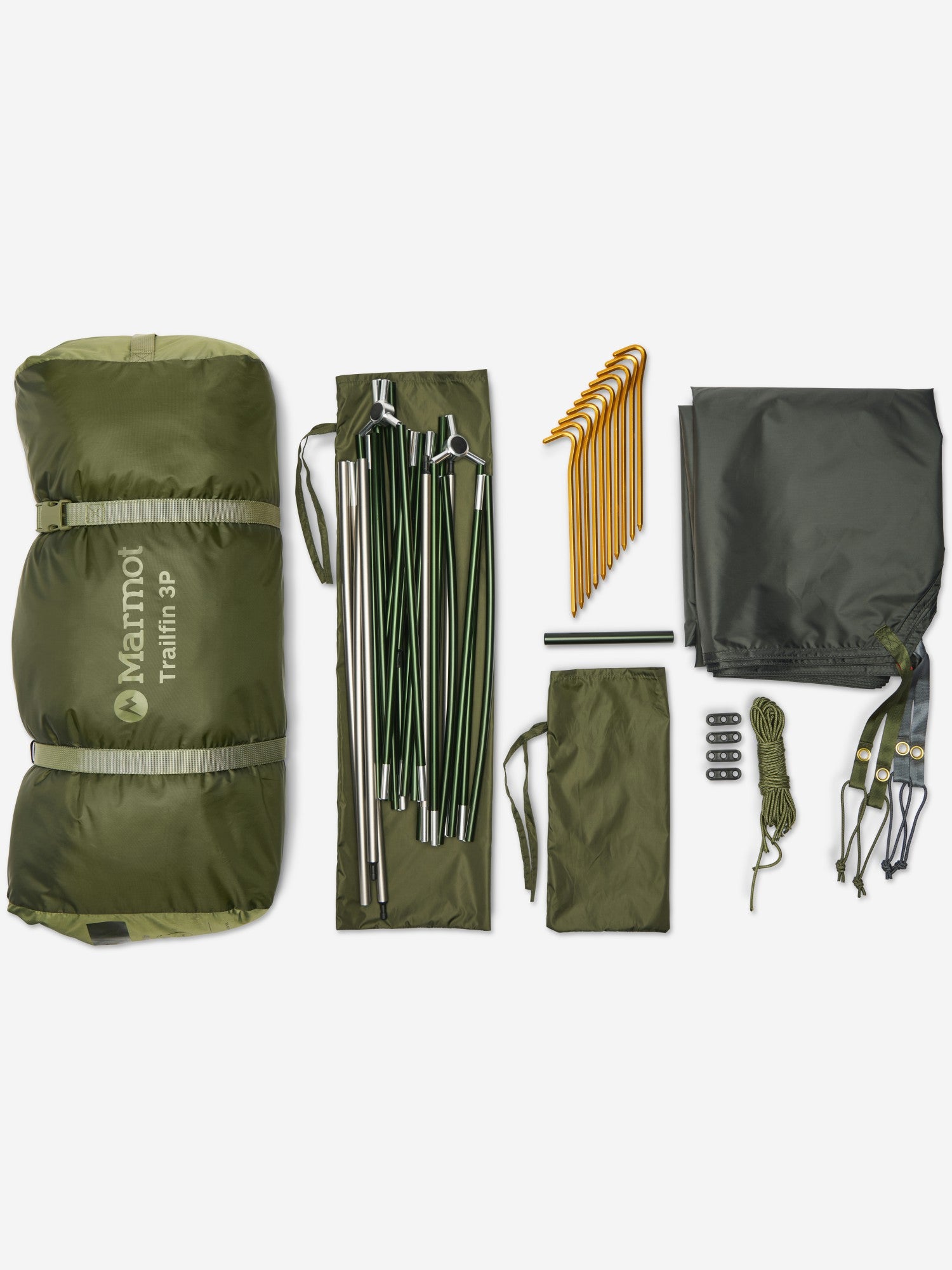 Trailfin 3-Person Tent Olive Grove/Nori Marmot