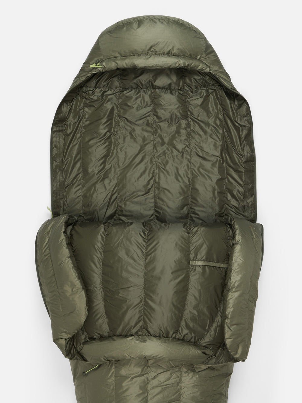 HiberNest Down 30° Long Sleeping Bag Olive Grove/Nori Marmot
