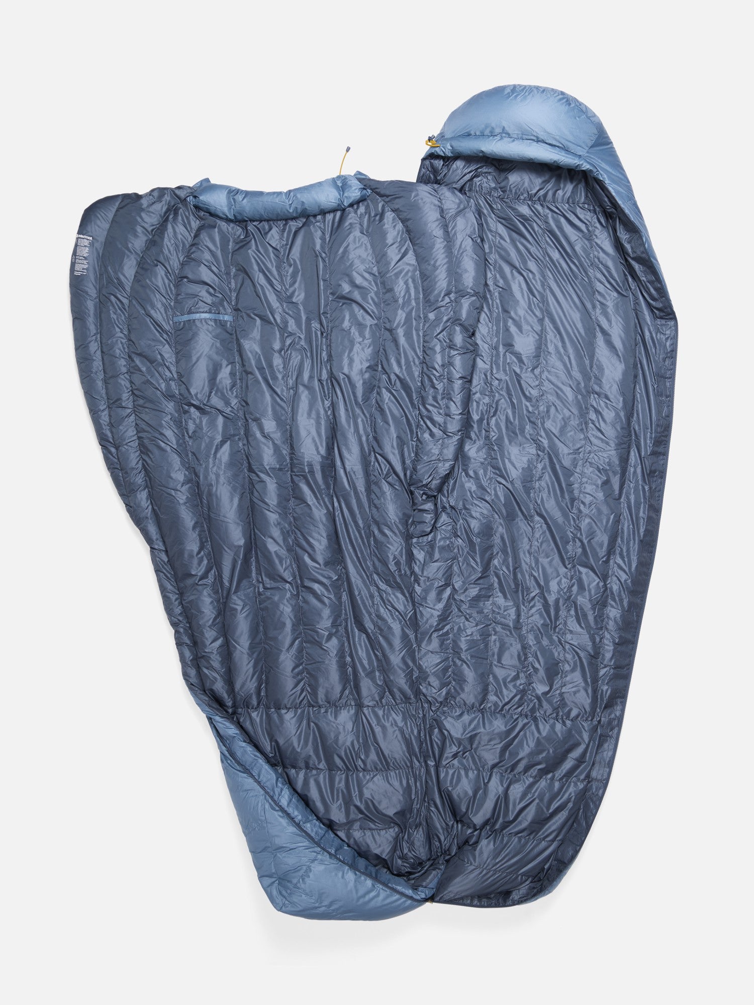 HiberNest Down 15° Short Sleeping Bag Summer Storm/Thunderhead Marmot