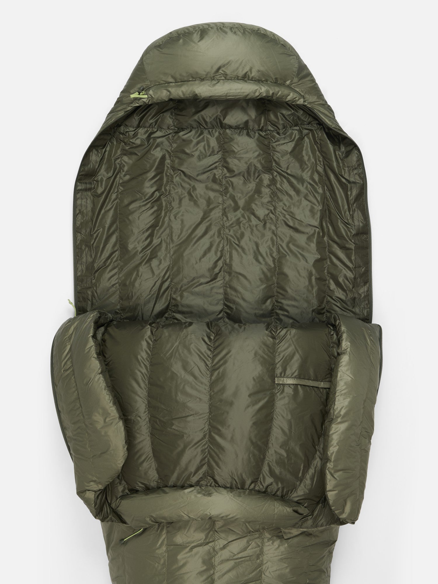 HiberNest Down 30° Short Sleeping Bag Olive Grove/Nori Marmot