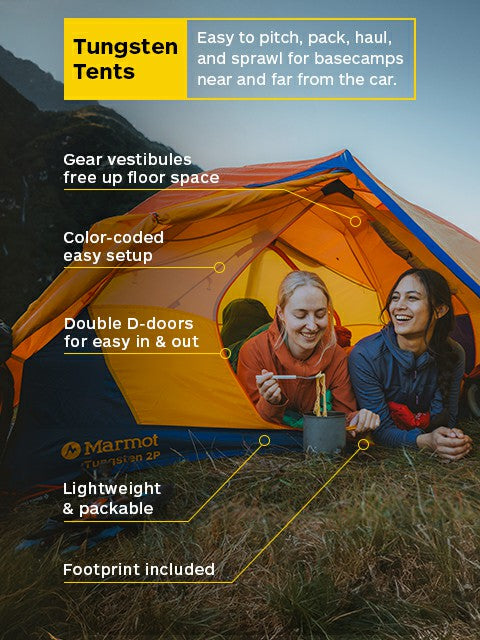 Tungsten 2-Person Tent Foliage/Dark Azure Marmot