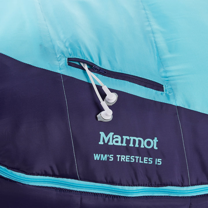 Trestles 15° Sleeping Bag French Blue/Harbor Blue Marmot