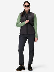 Drop Line Sweater Fleece Vest Black Heather Marmot