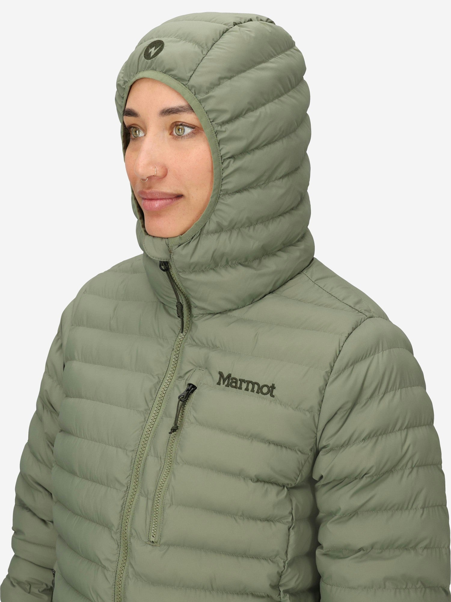 Echo Featherless Insulated Long Jacket Olive Grove Marmot