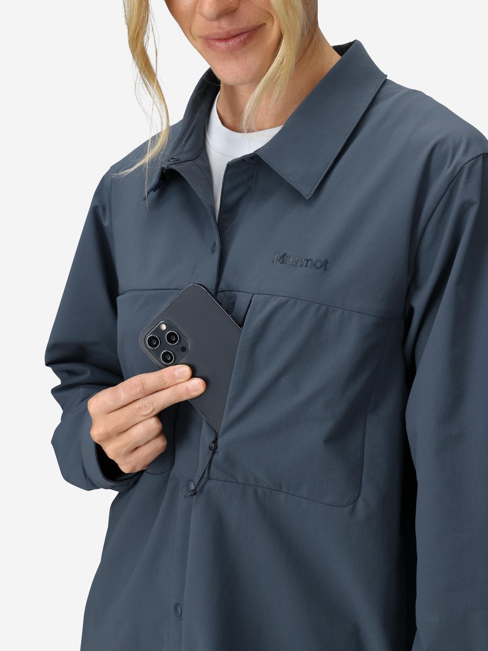 AirExchange UPF 40 Overshirt Thunderhead Marmot