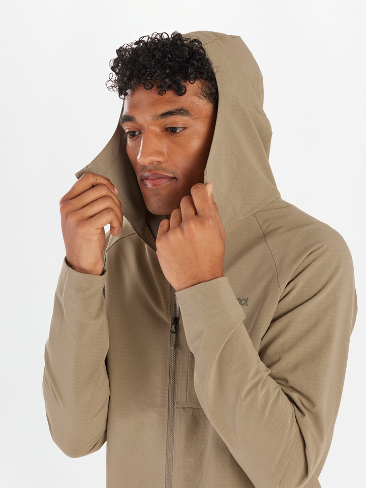 Leconte Tech Grid Fleece Full-Zip Hoody (Fall 2025)  Marmot