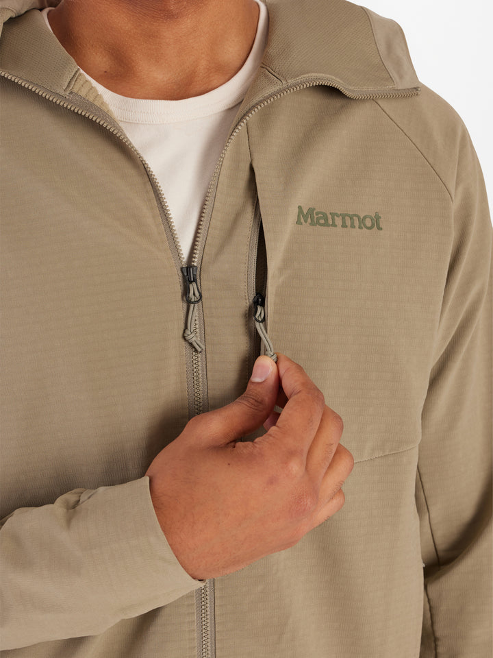 Leconte Tech Grid Fleece Full-Zip Hoody (Fall 2025)  Marmot