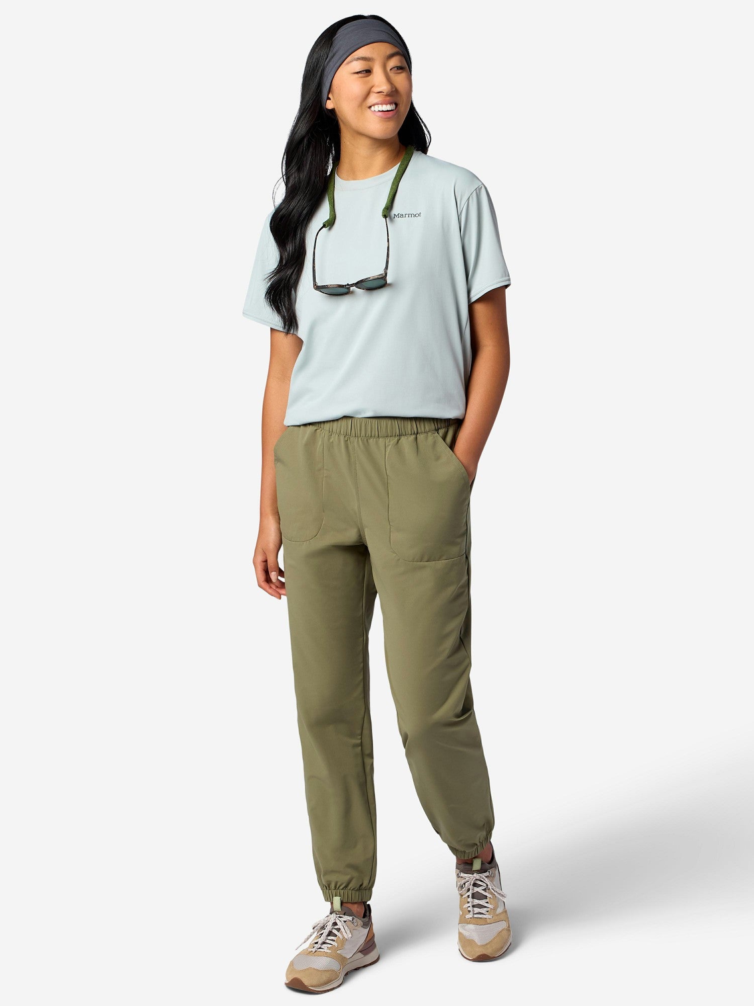 AirExchange UPF 40 Jogger Olive Grove Marmot