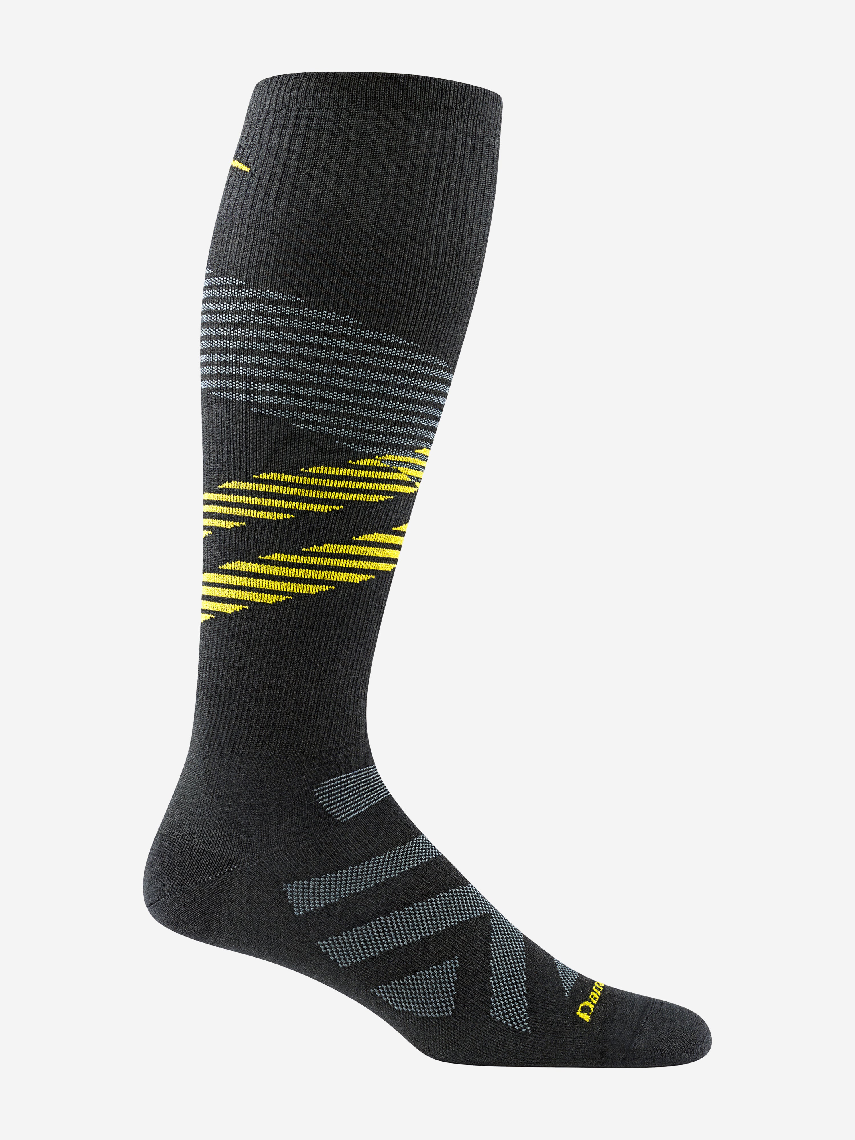 Darn Tough Pennant RFL Over-the-Calf Ultra-Lightweight Ski & Snowboard Socks Darn Tough Carbon Marmot